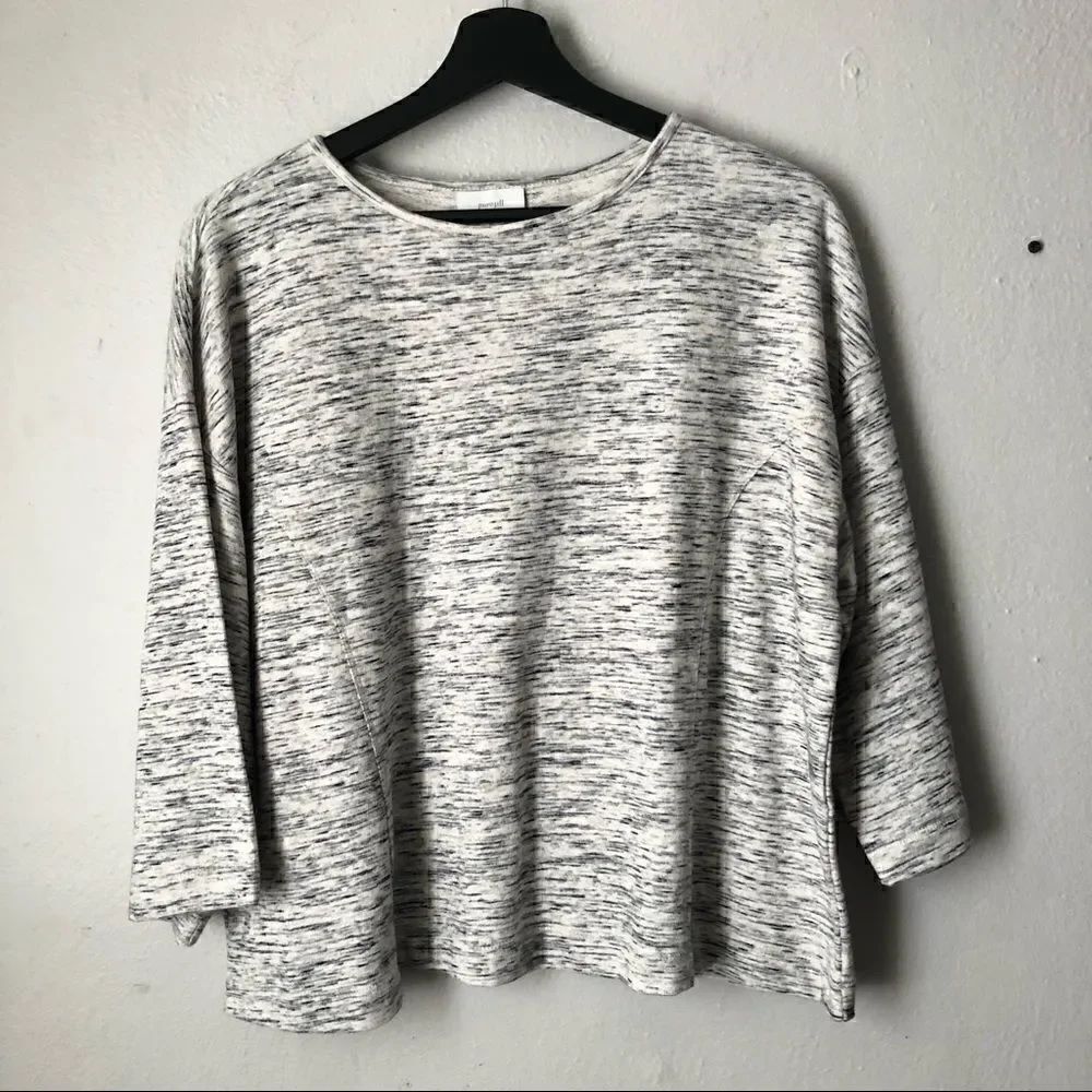 Pure J Jill grey oversized wide sweatshirt size petite XS
